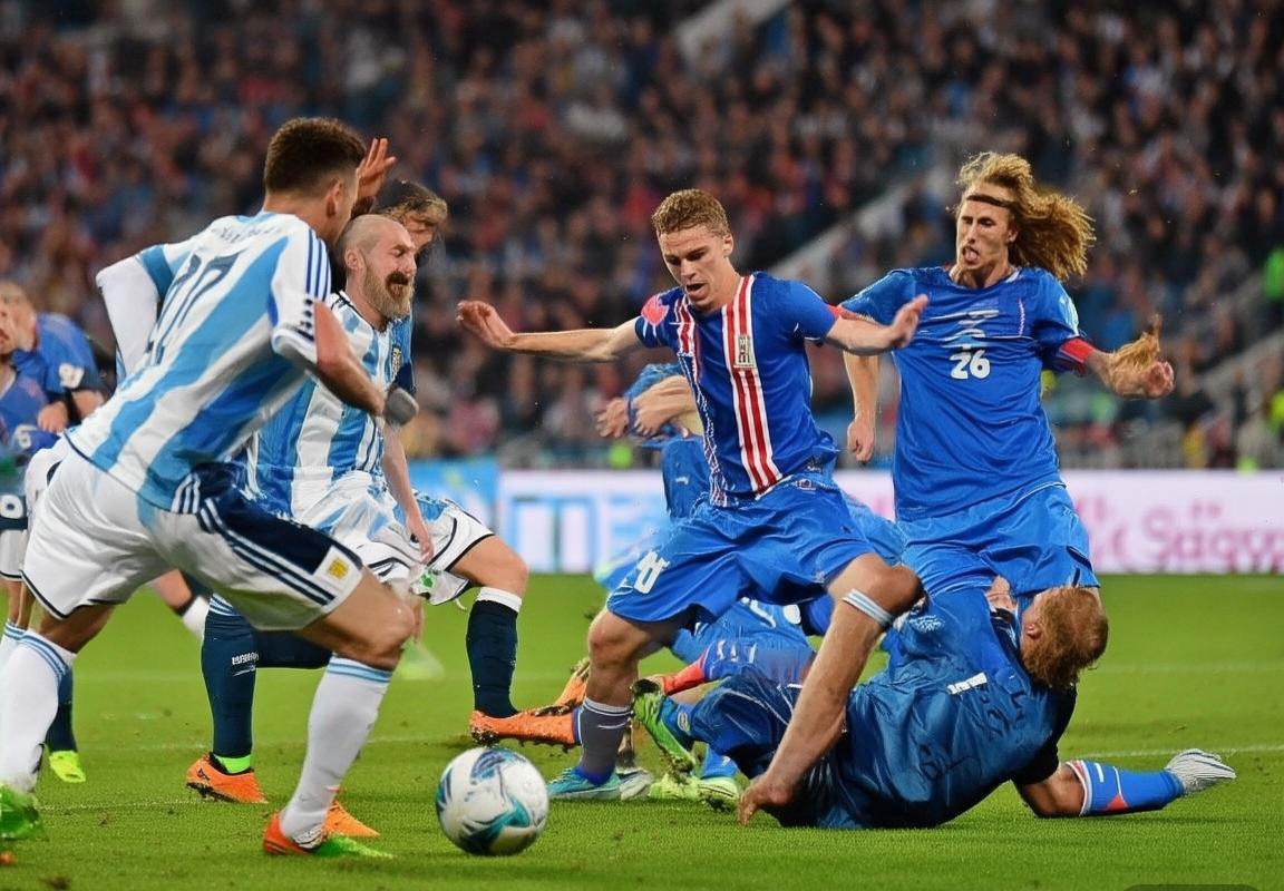 阿根廷vs冰岛：绿茵之战，战术对决与精神交响(图1)